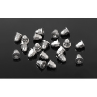 M2 Flanged Acorn Nuts (Silver)