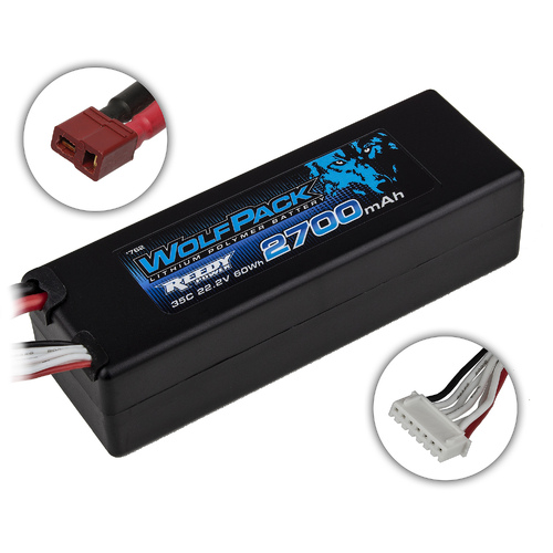 Reedy WolfPack LiPo 2700mAh 35C 22.2V, T-plug