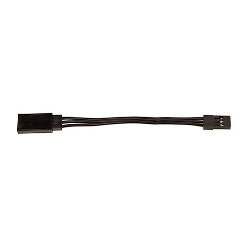 75mm Servo Wire Extension, black (2.95 in)