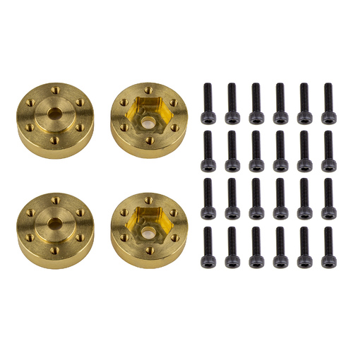 FT Enduro Beadlock Hex Adapters, brass