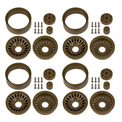 Enduro Urbine Wheels, 1.55", bronze color