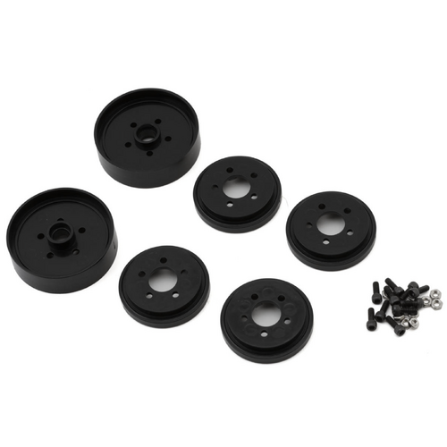 RC10 JAY HALSEY FRONT WHEELS, BLACK