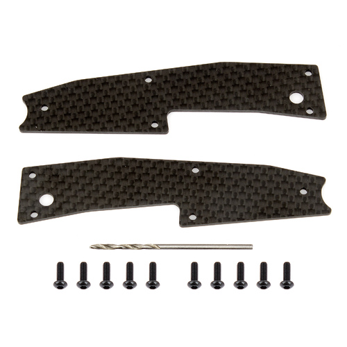 #### RC8T3.1 FT Arm Stiffeners, front upper, carbon fiber