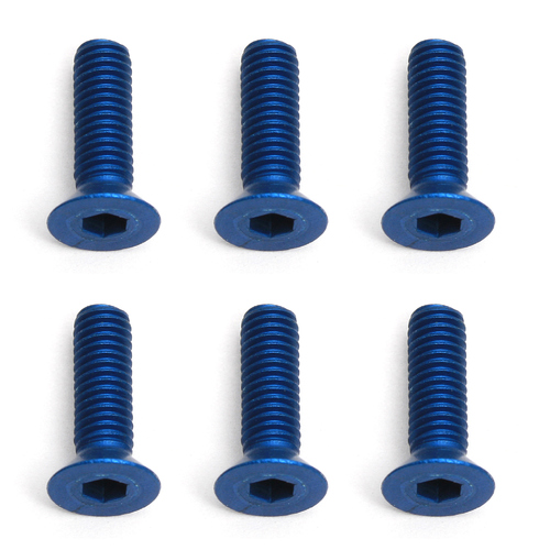 #### FT Screws, Blue Aluminum M3x10 mm FHCS