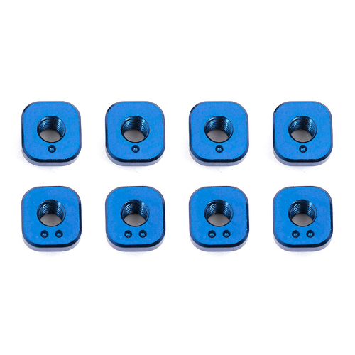 RC10F6 FT Camber Bushings, blue aluminum