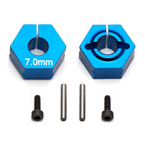 FT Clamping Wheel Hexes, 7.0 mm offset