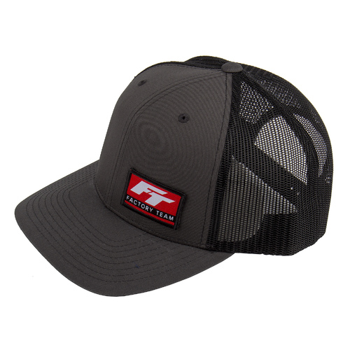 Factory Team Logo Trucker Hat, curved bill