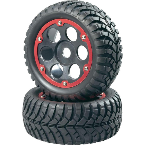 GV D08B04SBA02RE DESERT TIRE<NR> + CIRCLE WHEEL BLACK+INSERT + WHEEL PLATE