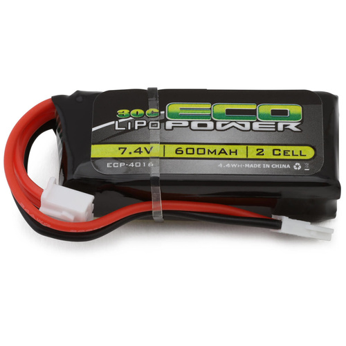 2S 30C LiPo Battery w/Molex Connector (7.4V/600mAh)