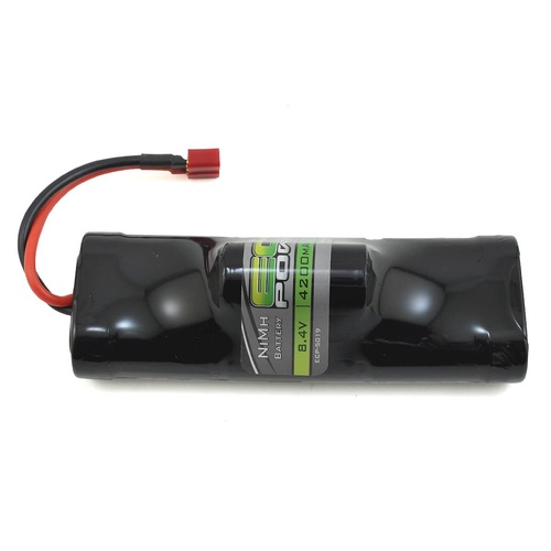 EcoPower 7-Cell NiMH Hump Battery Pack w/T-Style Connector (8.4V/4200mAh)