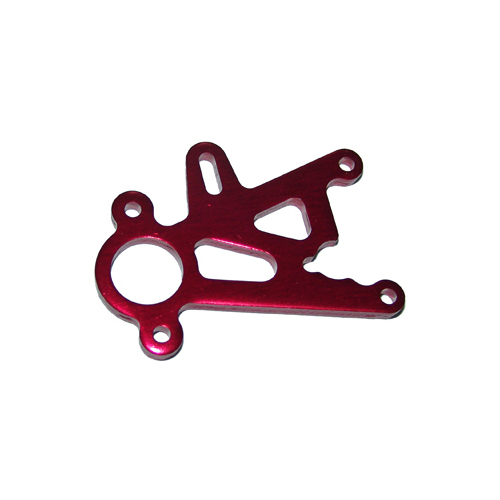 GV EL3042RE FRONT MOTOR MOUNT 4MM (RED COLOR)