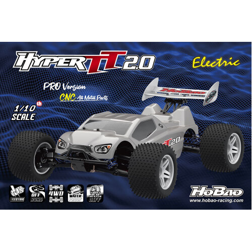 1/10 HYPER TT 2.0 PRO ELECTRIC TRUCK ARR- CLEAR BODY