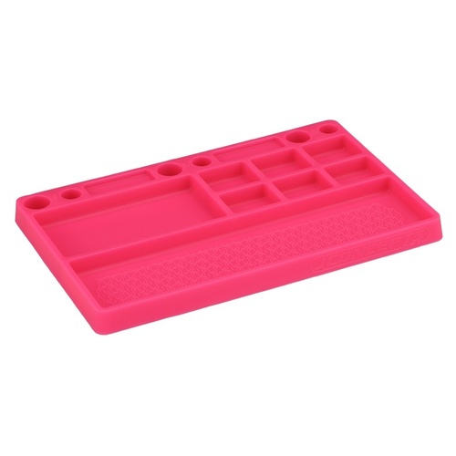 JConcepts parts tray, rubber material - pink 