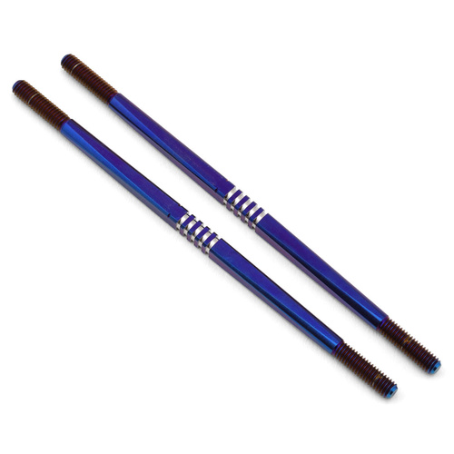 JConcepts - Tekno NT48 2.0 Fin optional Titanium turnbuckle 4x106mm, burnt blue - 2pc