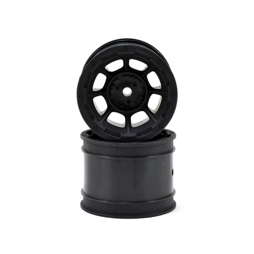 Hazard - 1.7" RC10 rear wheel - black (1/4" original axle)