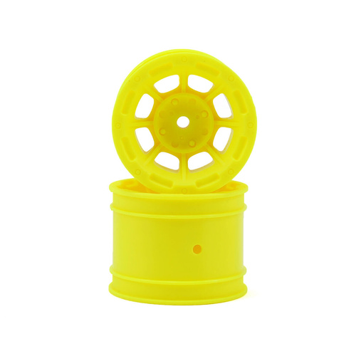 Hazard - 1.7" RC10 rear wheel - yellow (1/4" original axle)