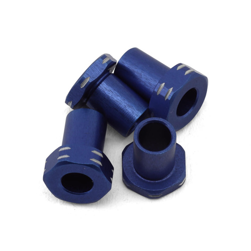 JConcepts - RC10B7 aluminum caster hat bushings, 4pc - blue