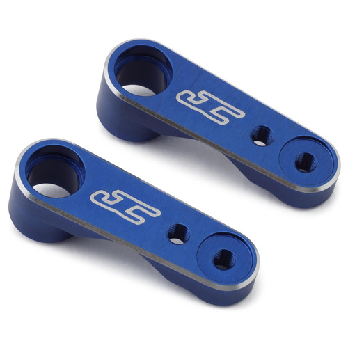 JConcepts - RC10B7 aluminum steering bellcranks (Fits - JC assembly #5209) - blue