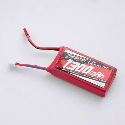 7.4V 1300mAh 20C JST Plug