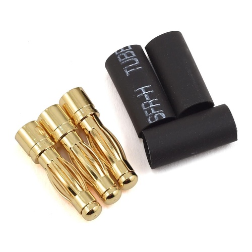 ProTek RC 4mm Serrated Male Bullet Connector (3 Male)