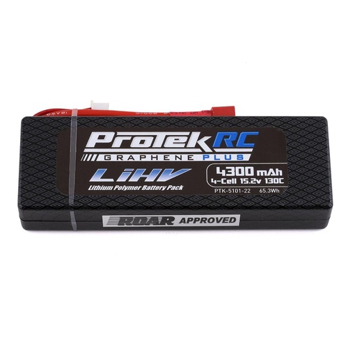 ProTek RC 4S 130C Low IR Si-Graphene + HV LCG LiPo Battery (15.2V/4300mAh)