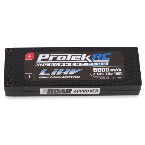 ProTek RC 2S 130C Low IR Si-Graphene + HV LCG LiPo Battery (7.6V/6800mAh)