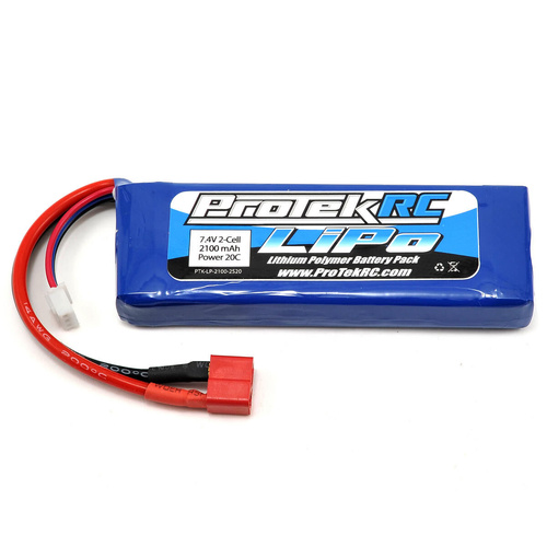 ProTek RC 2S LiPo 20C Battery (7.4V/2100mAh) (Receiver Battery)