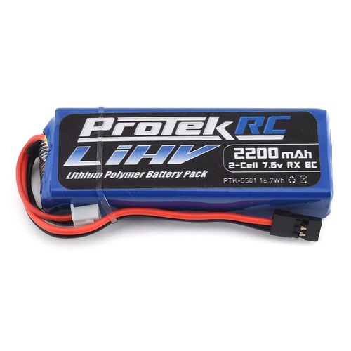 ProTek RC HV LiPo Receiver Battery Pack (Mugen/AE/8ight-X) (7.6V/2200mAh)