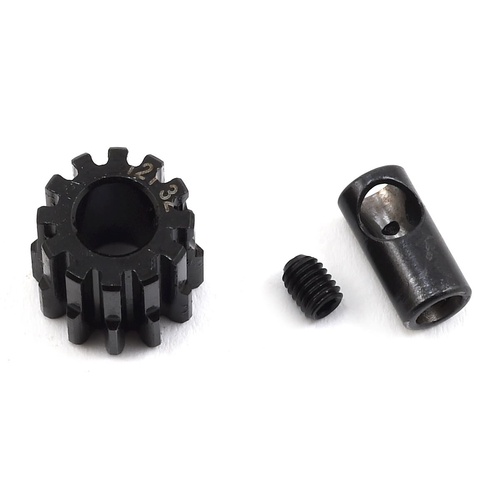 ProTek RC Steel 32P Pinion Gear w/3.17mm Reducer Sleeve (Mod .8) (5mm Bore) (12T)