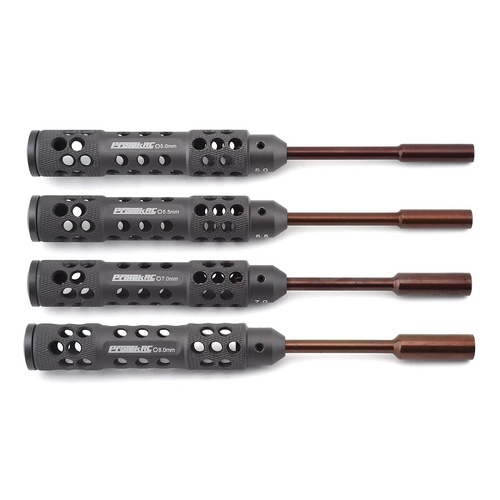 ProTek RC "TruTorque SL" 4-Piece Metric Nut Driver Set (5.0, 5.5, 7.0, 8.0mm)