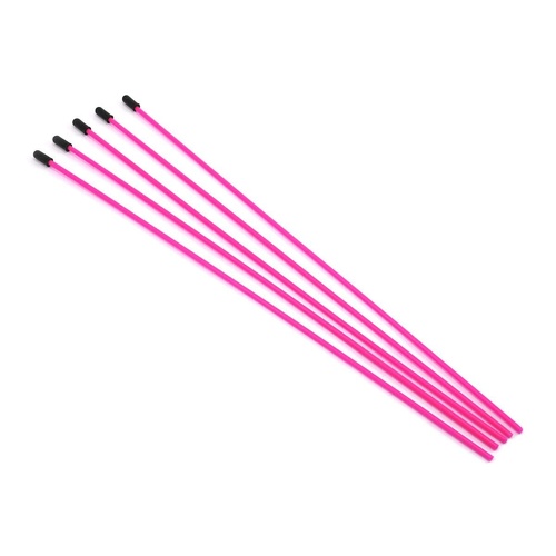 ProTek RC Antenna Tube w/Caps (Flo Pink) (5)