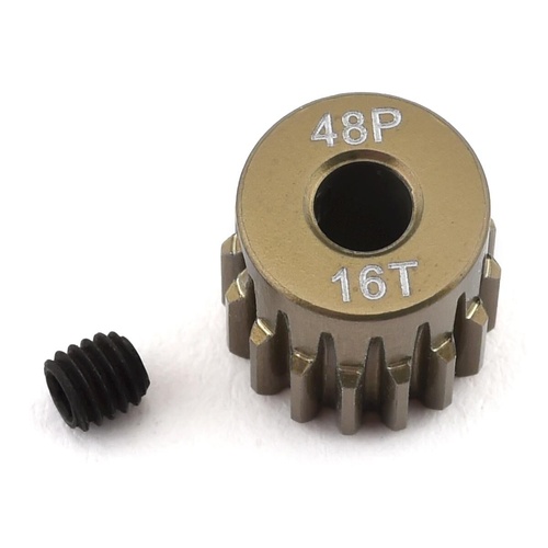 ProTek RC 48P Lightweight Hard Anodized Aluminum Pinion Gear (3.17mm Bore) (16T)