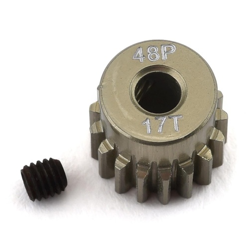 ProTek RC 48P Lightweight Hard Anodized Aluminum Pinion Gear (3.17mm Bore) (17T)