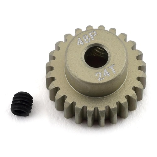 ProTek RC 48P Lightweight Hard Anodized Aluminum Pinion Gear (3.17mm Bore) (24T)