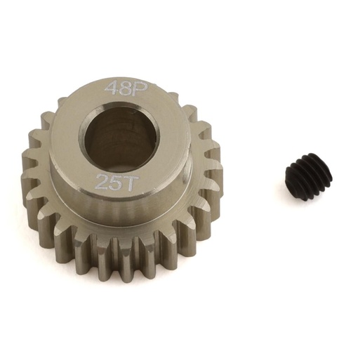 ProTek RC 48P Lightweight Hard Anodized Aluminum Pinion Gear (5.0mm Bore) (25T)