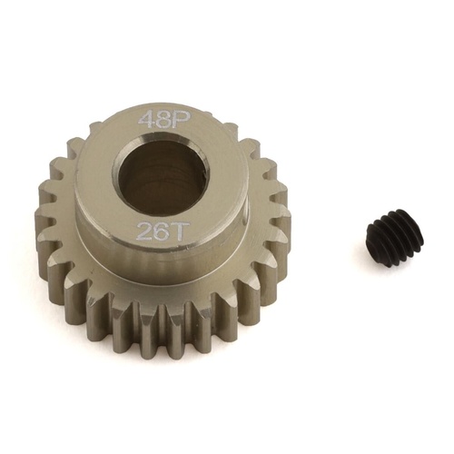 ProTek RC 48P Lightweight Hard Anodized Aluminum Pinion Gear (5.0mm Bore) (26T)