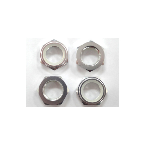 GV SEM106S WHEEL NUTS W/NYLON LOCK - SILVER