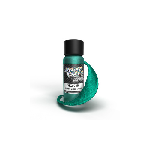 Emerald Green Metallic Airbrush Ready Paint, 2oz Bottle