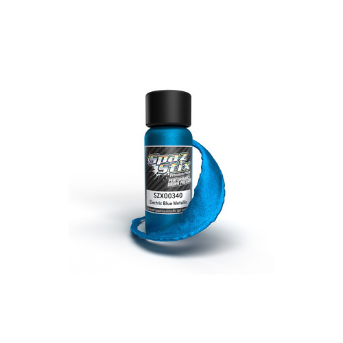 Electric Blue Metallic Airbrush Ready Paint, 2oz Bottle