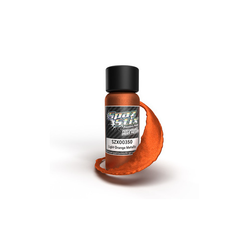  Light Orange Metallic Airbrush Ready Paint, 2oz Bottle