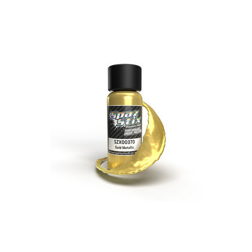 Gold Metallic Airbrush Ready Paint, 2oz Bottle