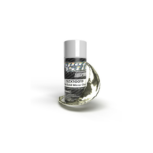 White Gold Mirror Chrome Aerosol Paint, 3.5oz Can