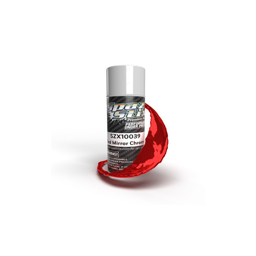 Red Mirror Chrome Aerosol Paint, 3.5oz Can