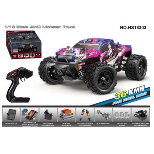 Storm 1/18 4WD RTR High speed truck 2.4g 35KM 20 Minute runtime 