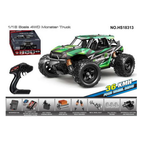 Thunder 1/18 4WD RTR High speed truck 2.4g 35KM 20 Minute runtime