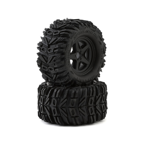 UpGrade RC Dirt Claw 2.8" Pre-Mounted All-Terrain Tires w/5-Star Wheels (2)