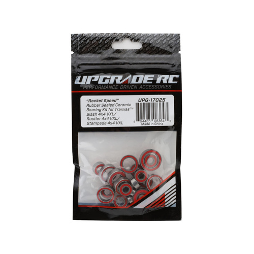 UpGrade RC "Rocket Speed" Rubber Sealed Ceramic Bearing Kit for Traxxas Slash