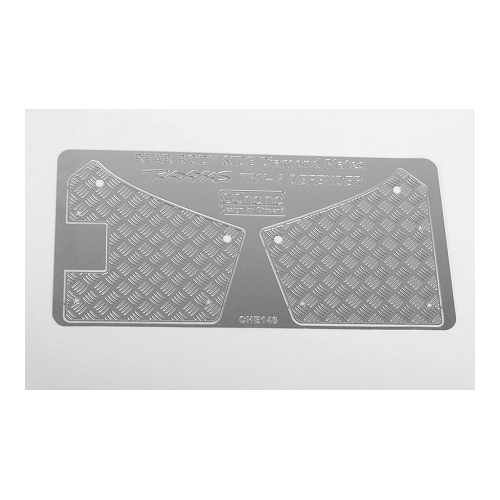 Diamond Plate Rear Fender Quarters for Traxxas TRX-4