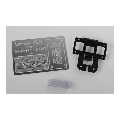 Rear License Plate System for RC4WD G2 Cruiser