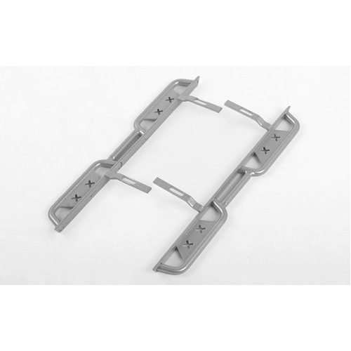 Rough Stuff Metal Side Sliders for Axial SCX10 II 1969 Chevrolet Blazer (Silver)